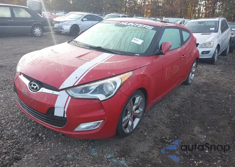 2013 Hyundai Veloster Base W/Black из США, поврежденный, VIN KMHTC6AD6DU142906